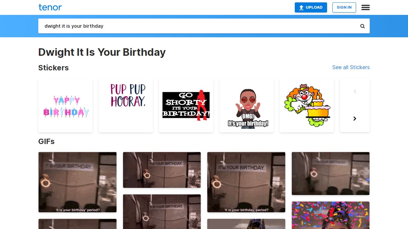 Dwight It Is Your Birthday GIFs | Tenor